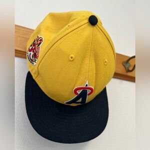 VTG 1995 California Angels 35th Anniversary Cooperstown New Era Wool Hat